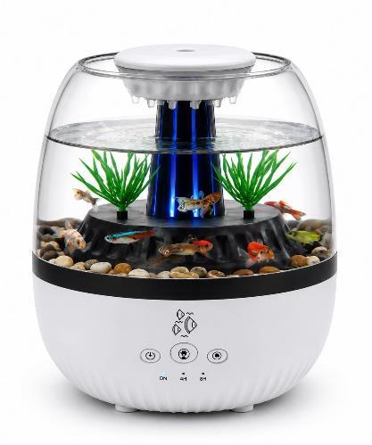 200ml Aquarium Aroma Diffuser USB Raindrop Fish Tank Humidifier